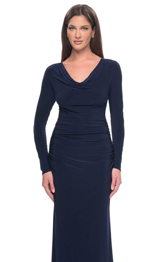 La Femme 30813 Long Jersey Evening Dress