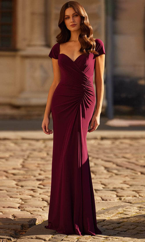 La Femme 30874 Sweetheart Ruched Evening Gown