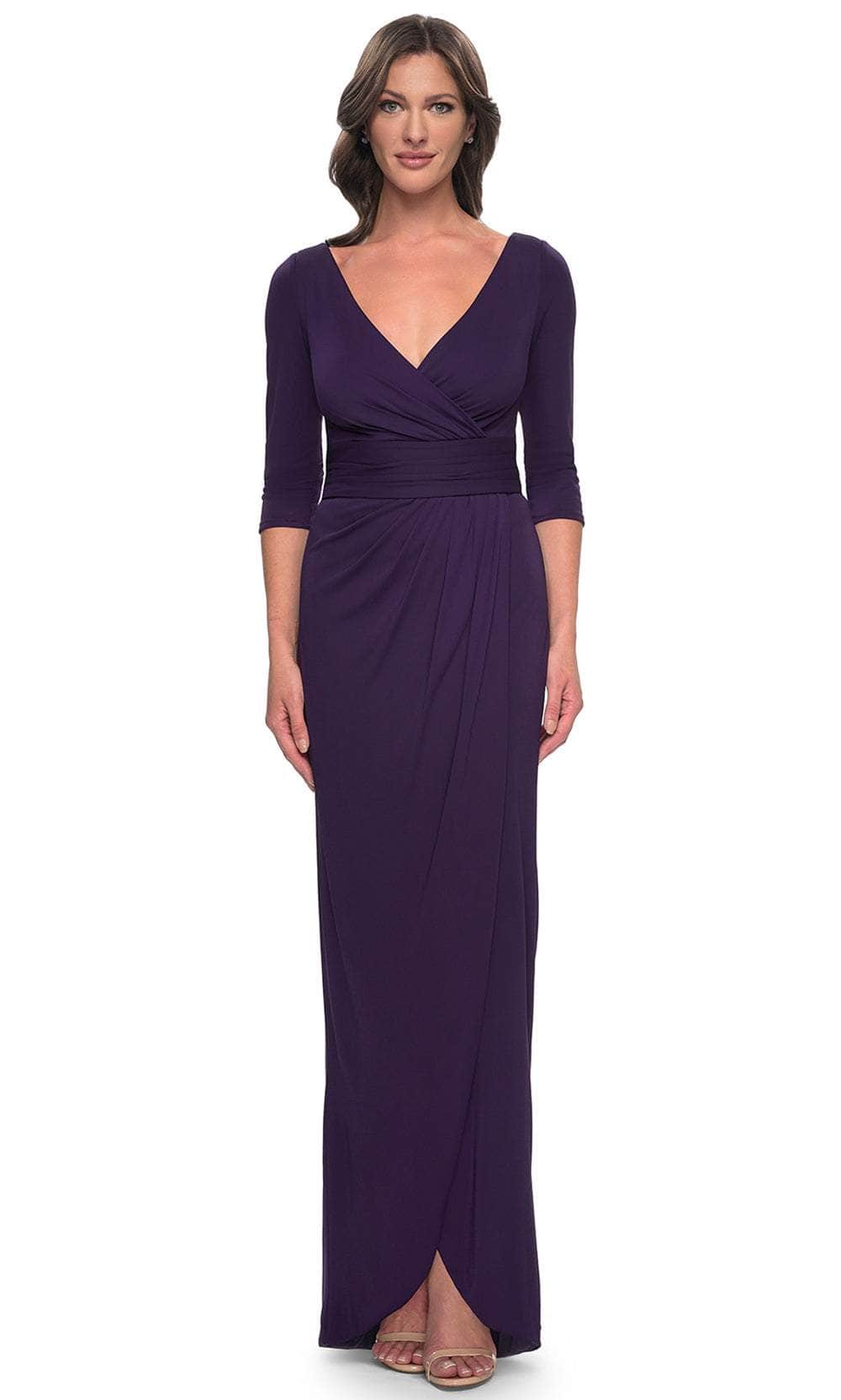 La Femme 31014 Tulip Hem Jersey Evening Dress – SuitUSA