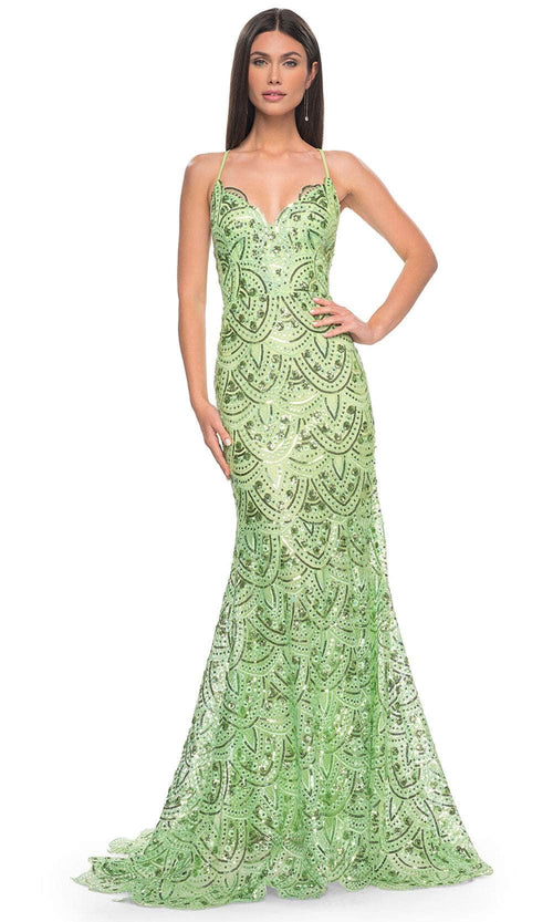La Femme 31865 Sequin Mermaid Prom Dress