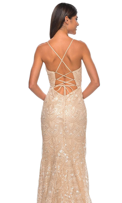 La Femme 31865 Sequin Mermaid Prom Dress