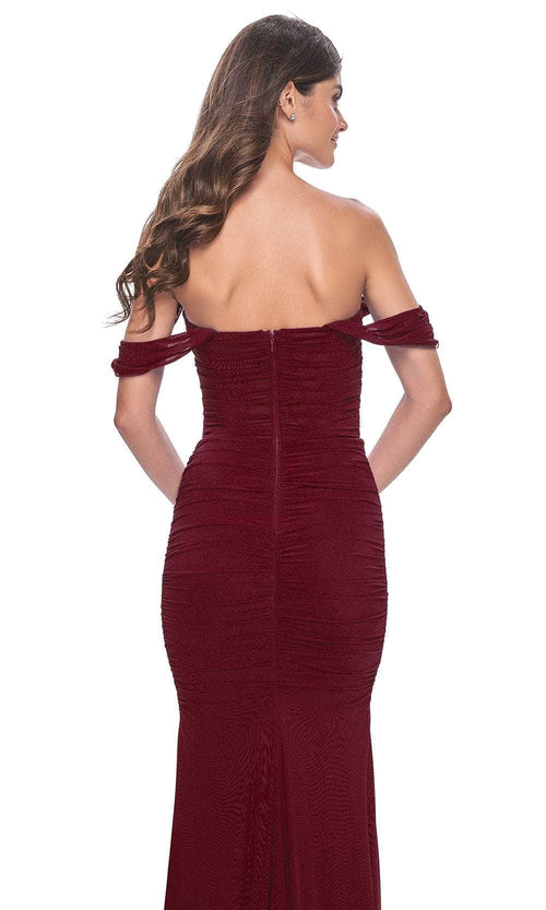 La Femme 31914 Ruched Jersey Prom Dress