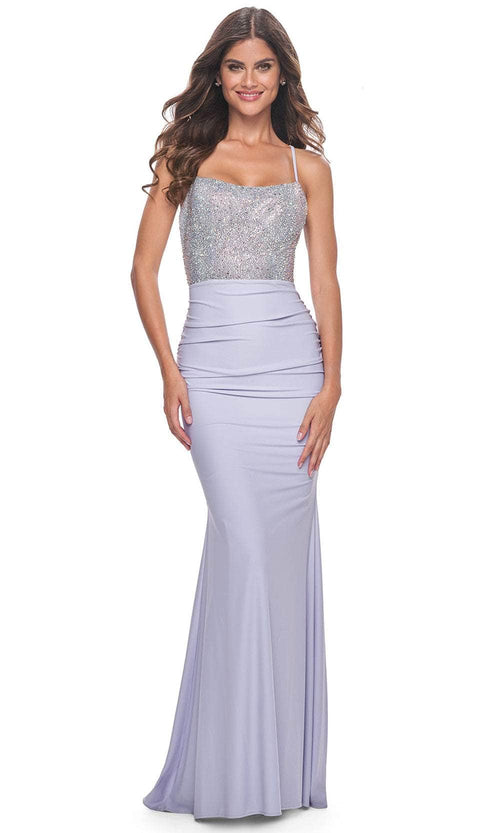 La Femme 31989 Rhinestone Bodice Prom Dress