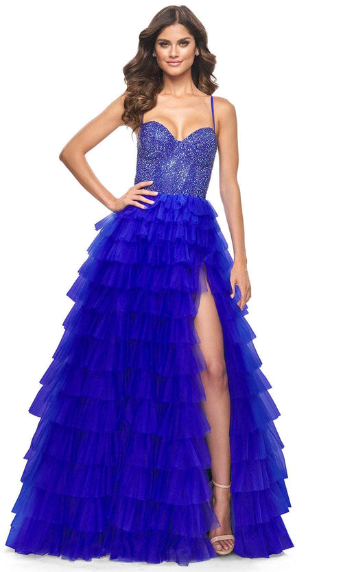 La Femme 32002 Sweetheart Beaded Top Prom Gown