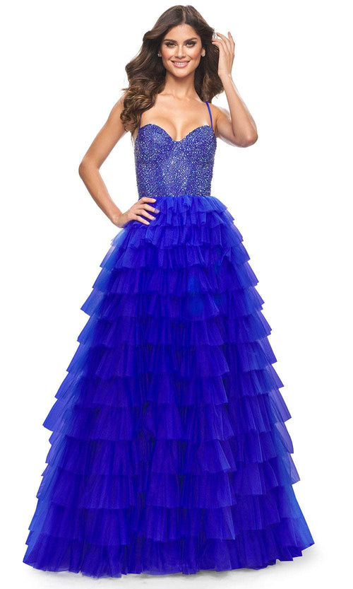 La Femme 32002 Sweetheart Beaded Top Prom Gown