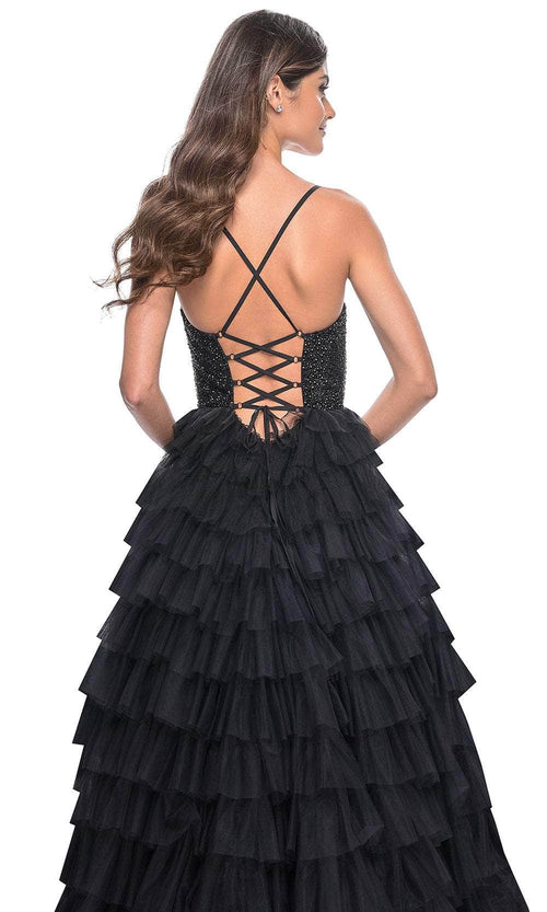 La Femme 32002 Sweetheart Beaded Top Prom Gown