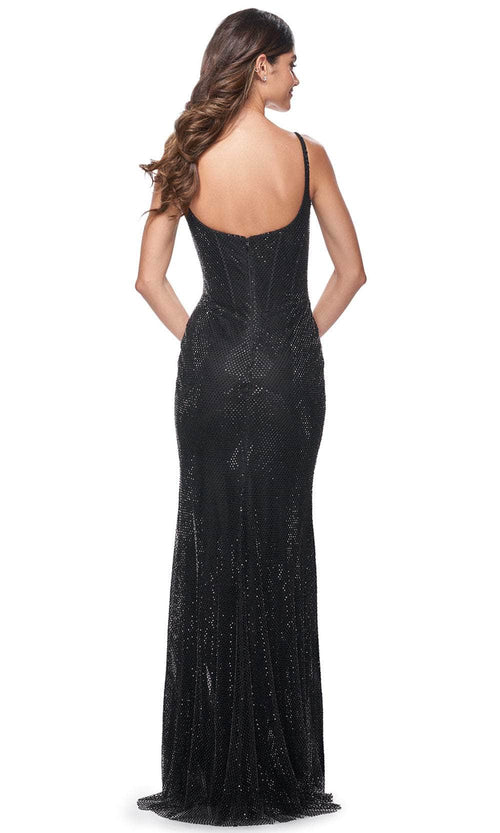La Femme 32038 Net Sheath Prom Dress