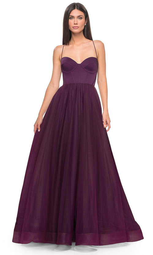 La Femme 32065 Bustier Tulle Prom Dress