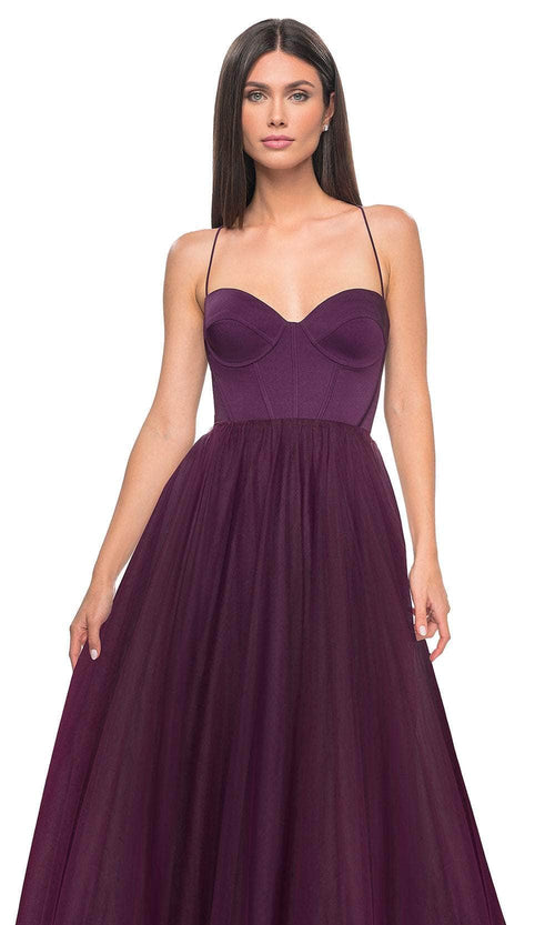 La Femme 32065 Bustier Tulle Prom Dress