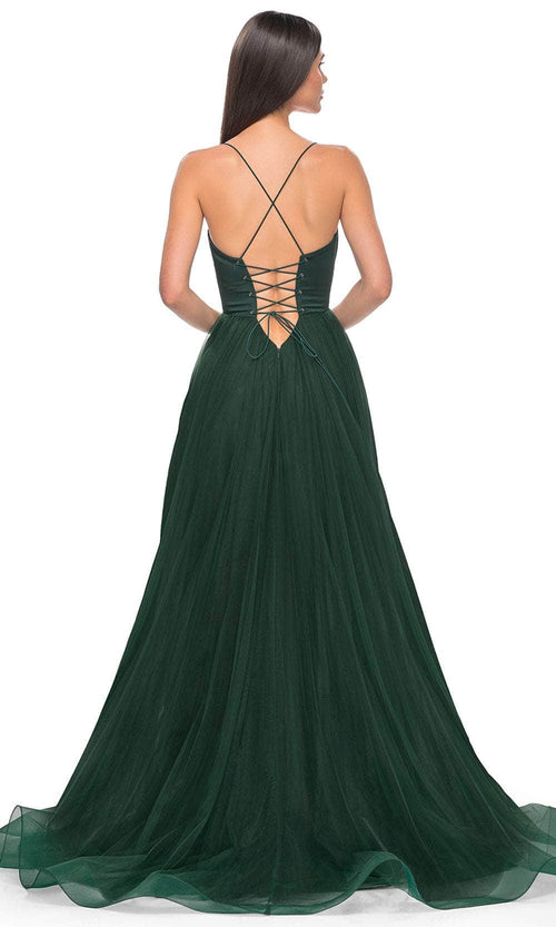 La Femme 32065 Bustier Tulle Prom Dress
