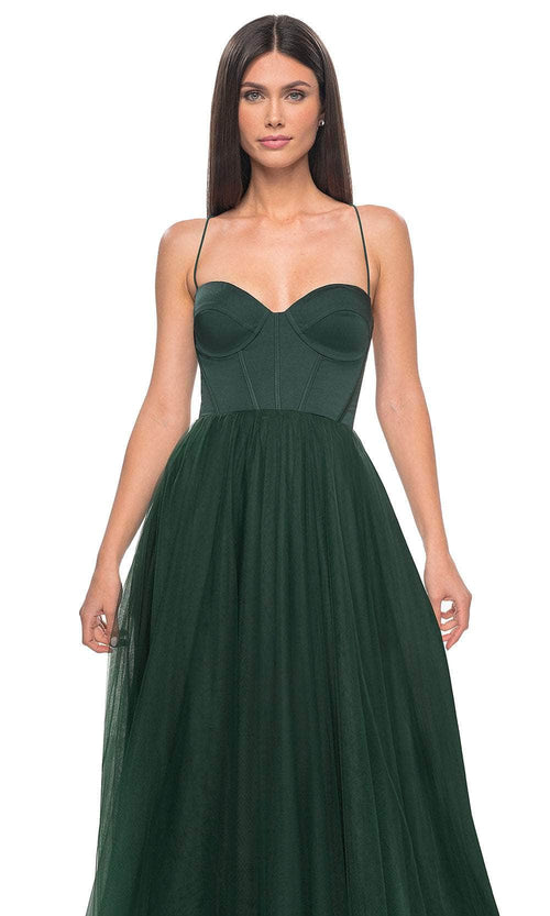 La Femme 32065 Bustier Tulle Prom Dress