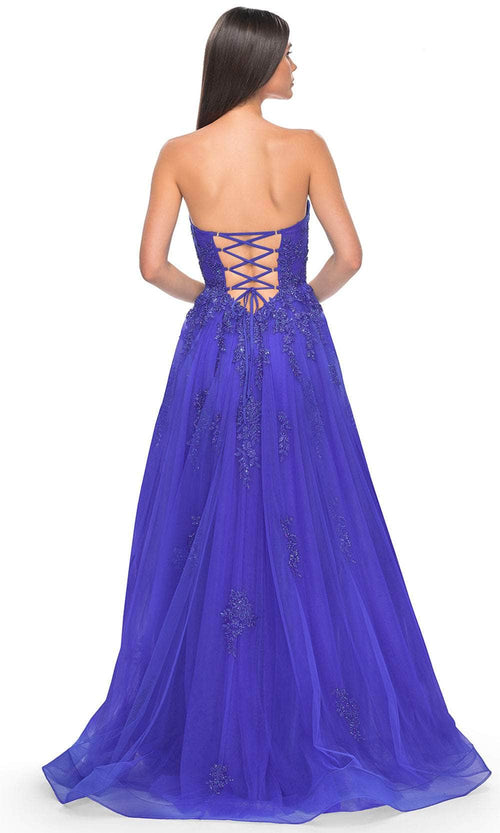 La Femme 32084 Lace Ornate Sweetheart Prom Dress