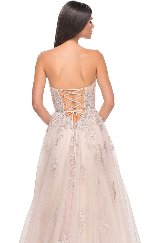 La Femme 32084 Lace Ornate Sweetheart Prom Dress