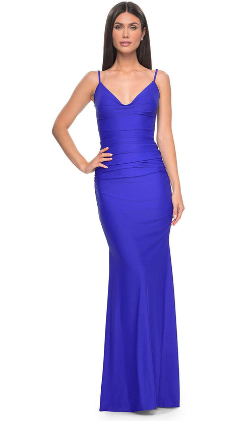 La Femme 32153 Draped Bodice Prom Dress