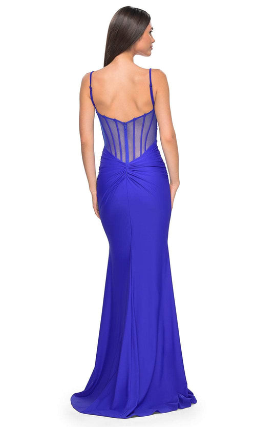 La Femme 32153 Draped Bodice Prom Dress