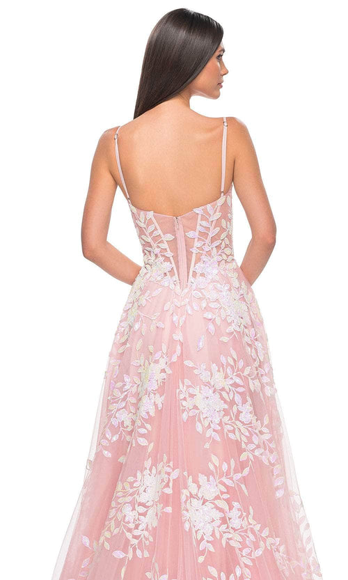 La Femme 32223 Sequin Lace Prom Dress