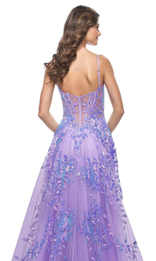 La Femme 32223 Sequin Lace Prom Dress