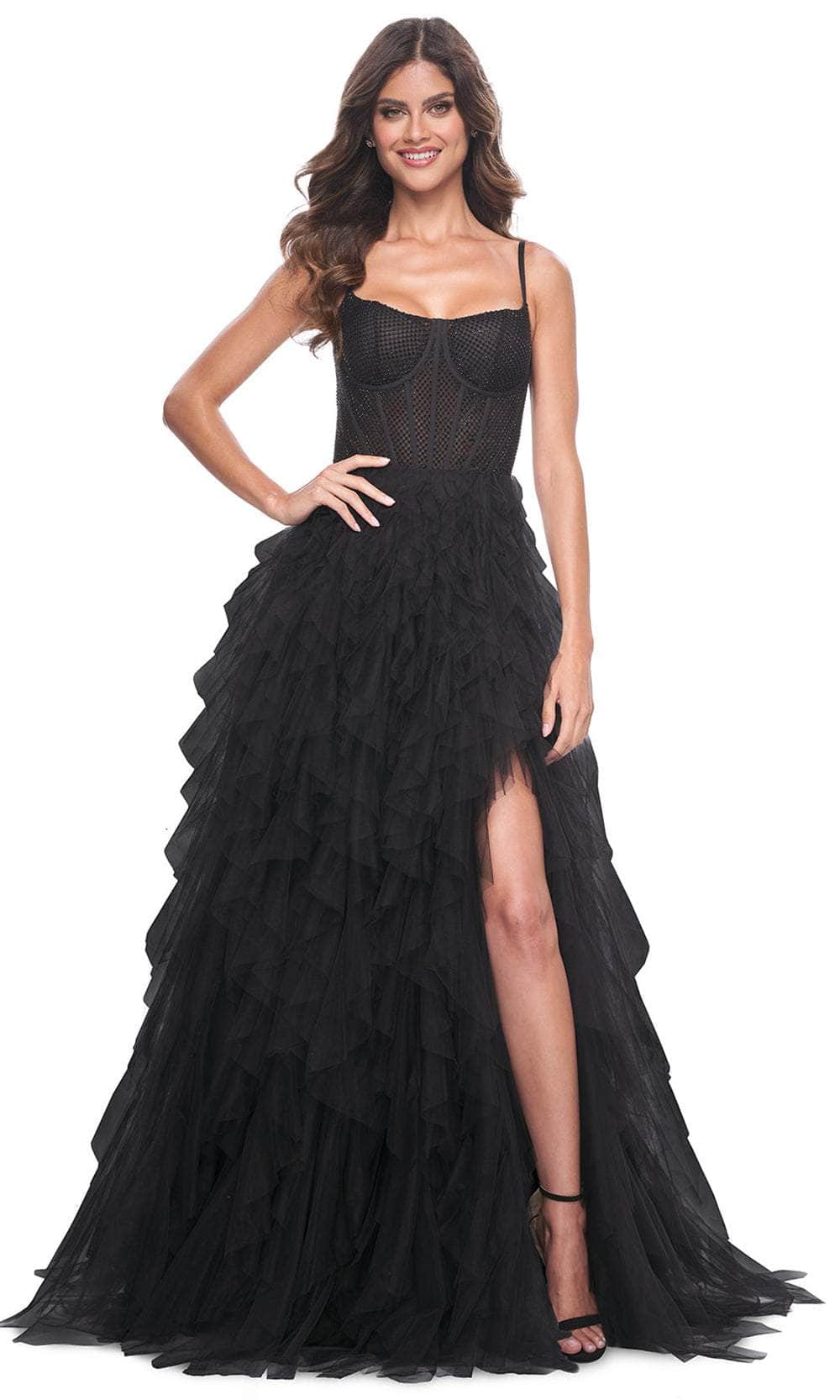 La Femme 32233 Ruffle Skirt Prom Dress