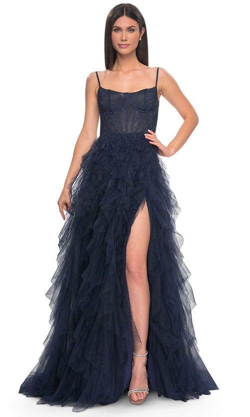 La Femme 32233 Ruffle Skirt Prom Dress