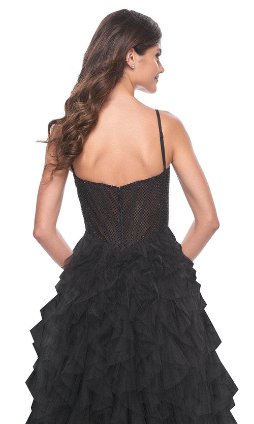 La Femme 32233 Ruffle Skirt Prom Dress