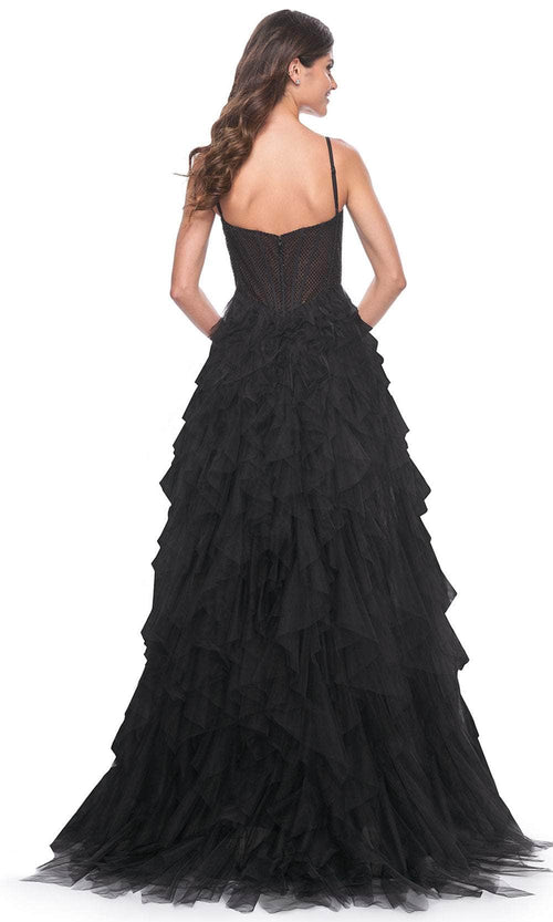 La Femme 32233 Ruffle Skirt Prom Dress