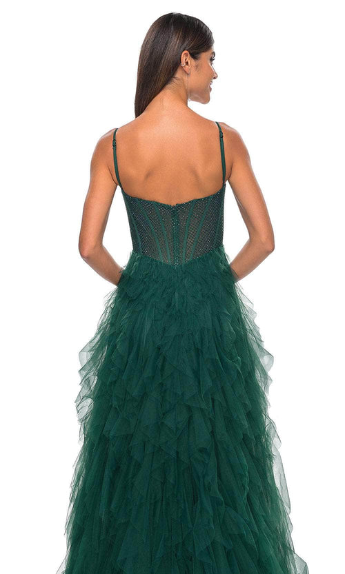 La Femme 32233 Ruffle Skirt Prom Dress