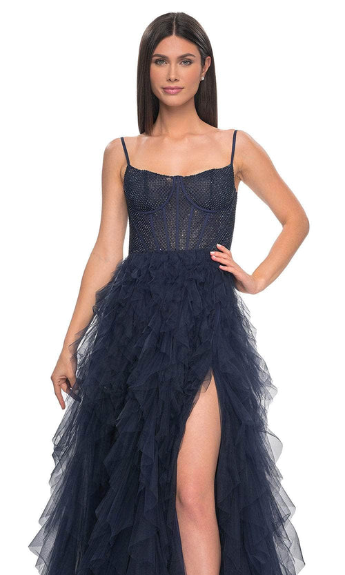 La Femme 32233 Ruffle Skirt Prom Dress
