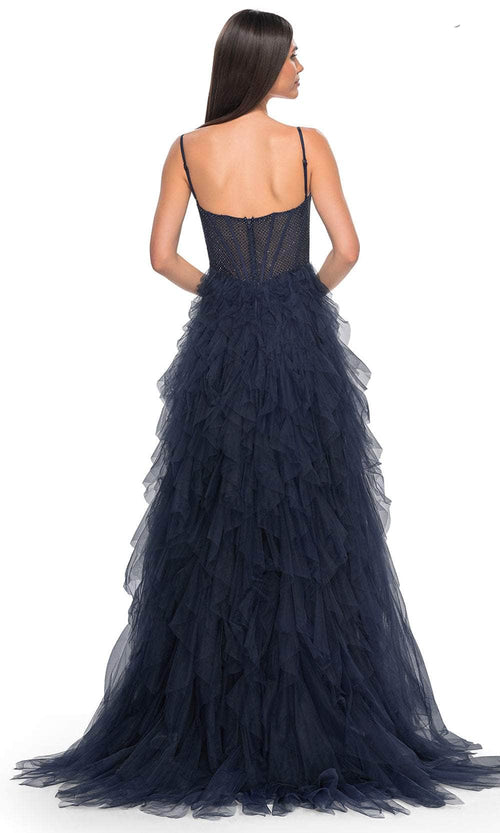 La Femme 32233 Ruffle Skirt Prom Dress
