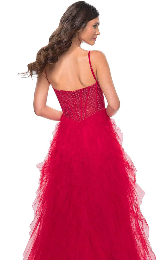 La Femme 32233 Ruffle Skirt Prom Dress