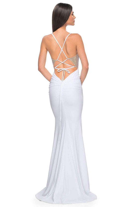La Femme 32260 Sweetheart Rhinestone Ornate Prom Gown