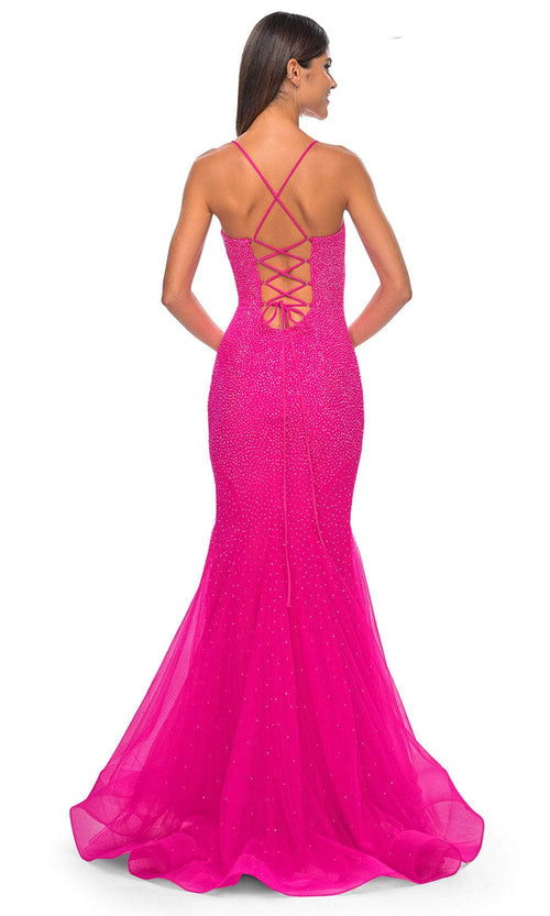 La Femme 32273 Embellished V-Neck Prom Dress