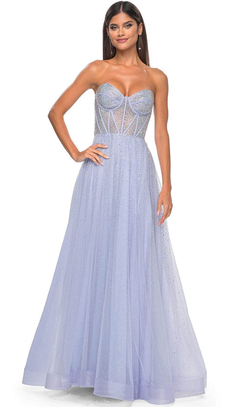 La Femme 32278 Bejeweled Bustier Prom Dress