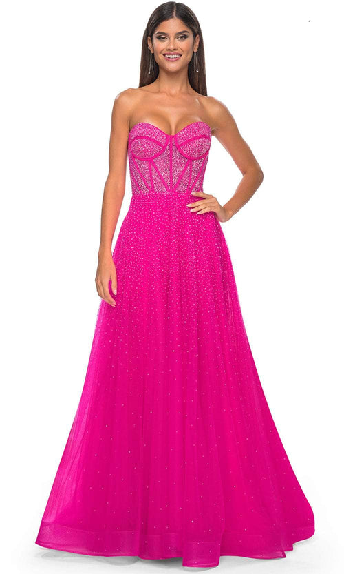 La Femme 32278 Bejeweled Bustier Prom Dress