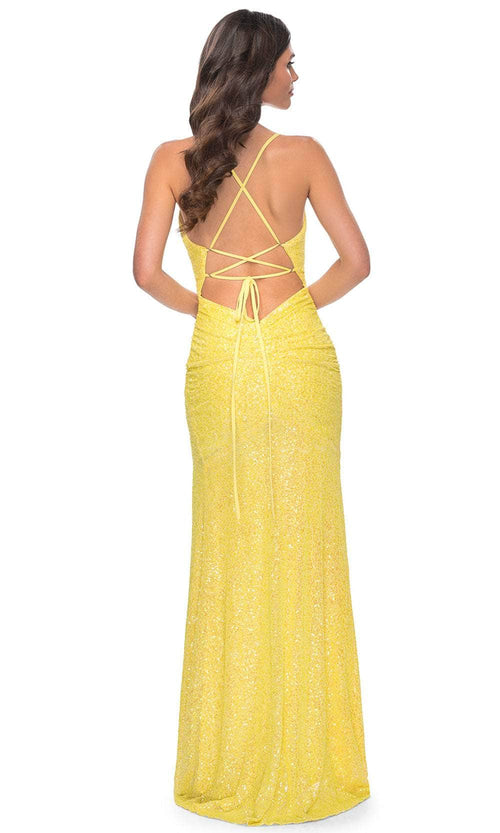 La Femme 32330 Spaghetti Strap Sweetheart Prom Dress