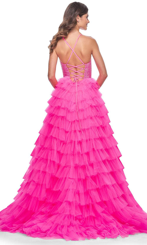 La Femme 32335 Sweetheart Neck Rhinestone Embellished Ballgown