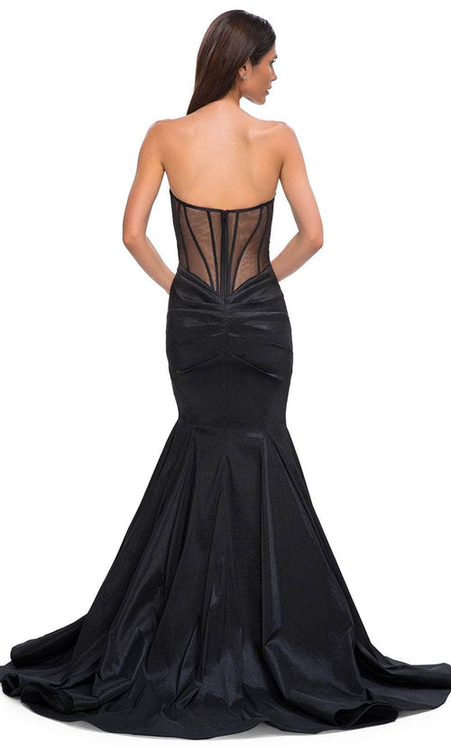 La Femme 32791 Strapless Sweetheart Mermaid Prom Gown