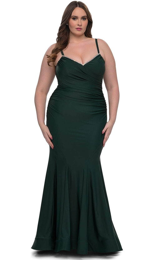 La Femme 33057 Ruched Jersey Prom Dress