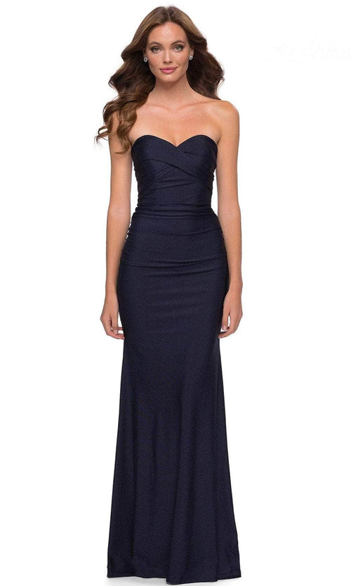 La Femme 29851 Strappy Sheath Gown by La Femme