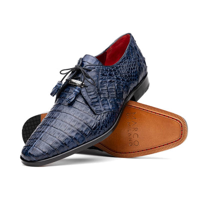 Marco Di Milano Lacio Navy Leather Dress Shoe