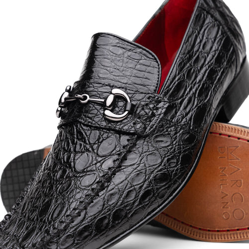 Marco Di Milano Landro Black Leather Oxford