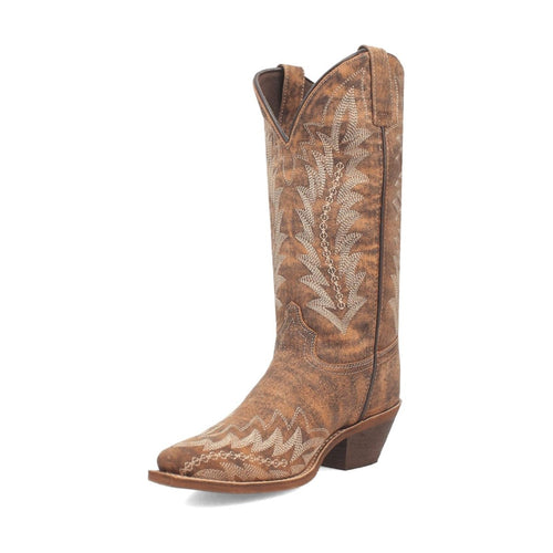 Laredo Women's Emmylee Snip Toe Leather Boots - Tan 52189