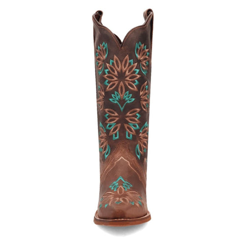 Laredo Women's Filly Snip Toe Leather Boots - Tobacco 20006