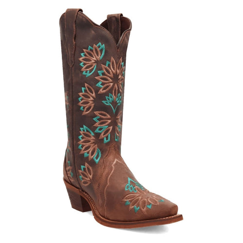 Laredo Women's Filly Snip Toe Leather Boots - Tobacco 20006