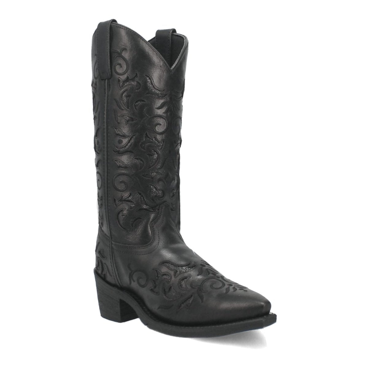 Laredo Women's Night Sky Snip Toe Leather Boots - Black 52450