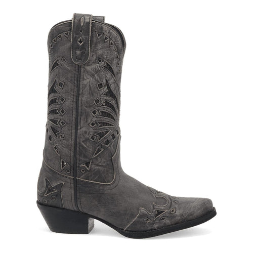 Laredo Women's Stevie Snip Toe Leather Boots - Black 52120
