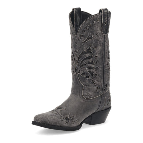 Laredo Women's Stevie Snip Toe Leather Boots - Black 52120