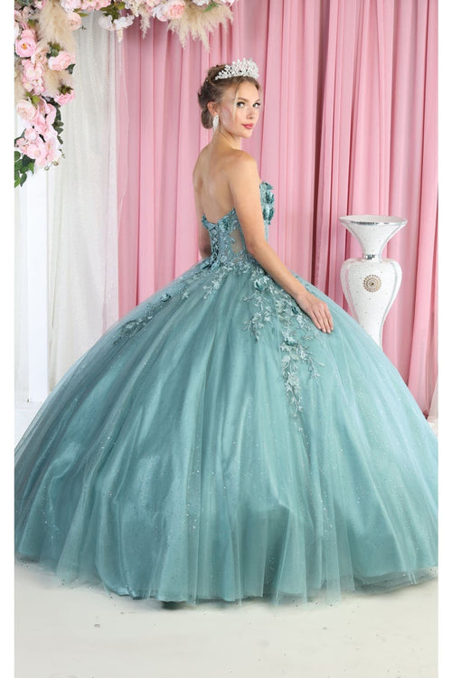 Sleeveless QuinceaƱera Ball Gown