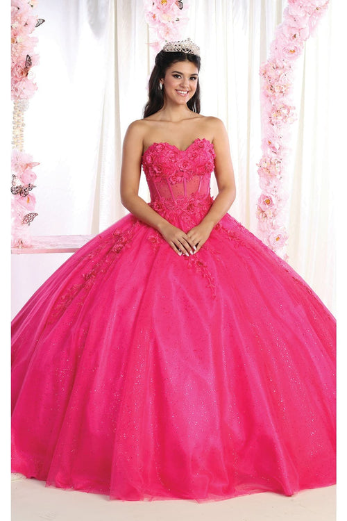 Sleeveless QuinceaƱera Ball Gown