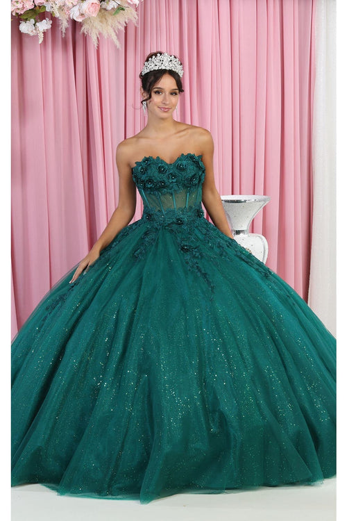 Sleeveless QuinceaƱera Ball Gown