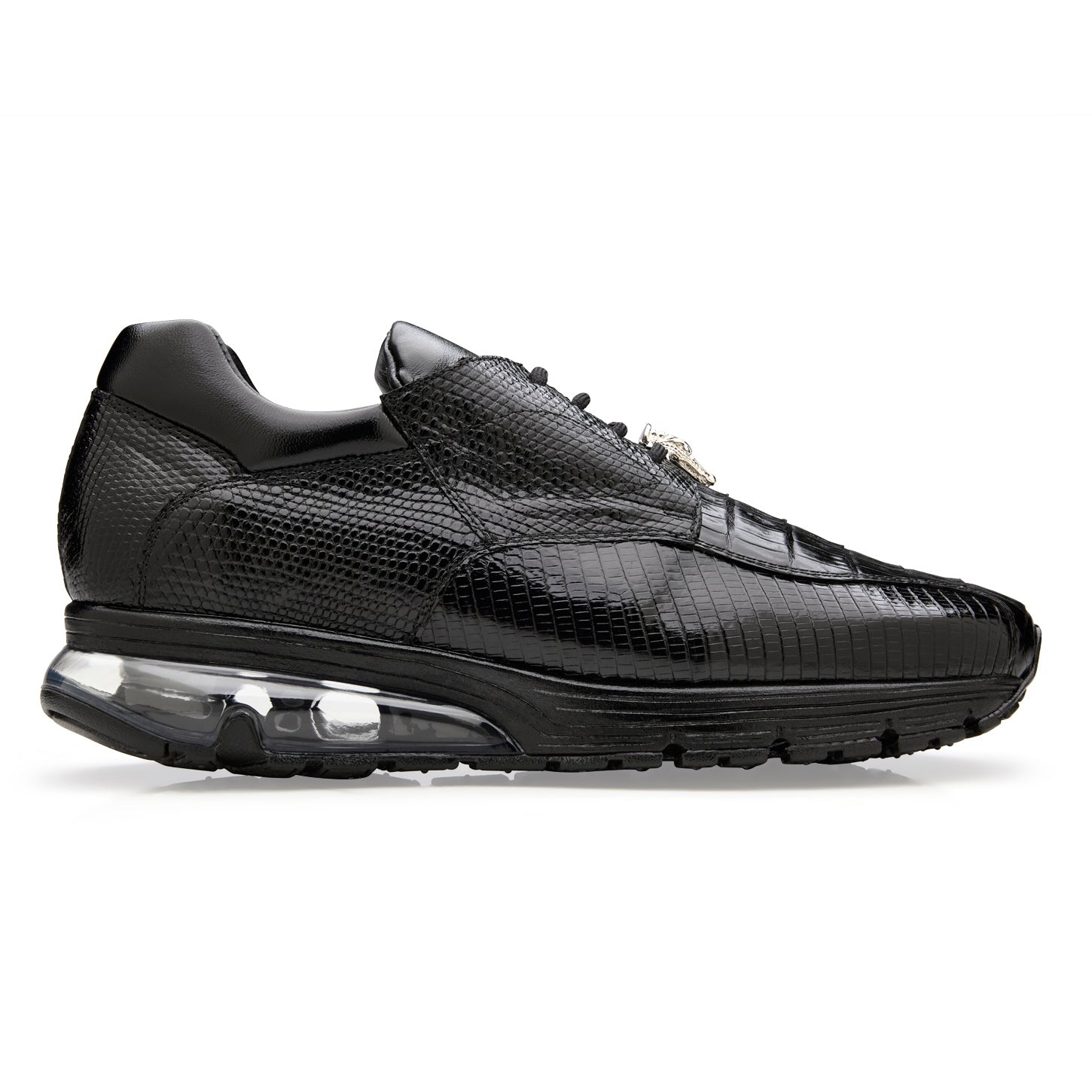 Belvedere Lazaro - Black Genuine Crocodile Leather Shoes – SuitUSA